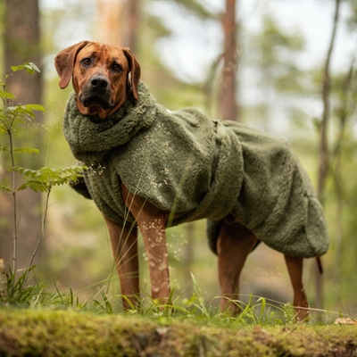 Paikka Sherpa Hundtröja Lyxig Fluffig Jacka Olive
